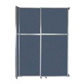 Versare Operable Wall Sliding Room Divider 6'10" x 10'-3/4" Ocean Fabric 1072215-1